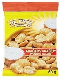 Arašídy pražené solené 60 g Dr.Ensa - Delikatesy, dárky Delikatesy