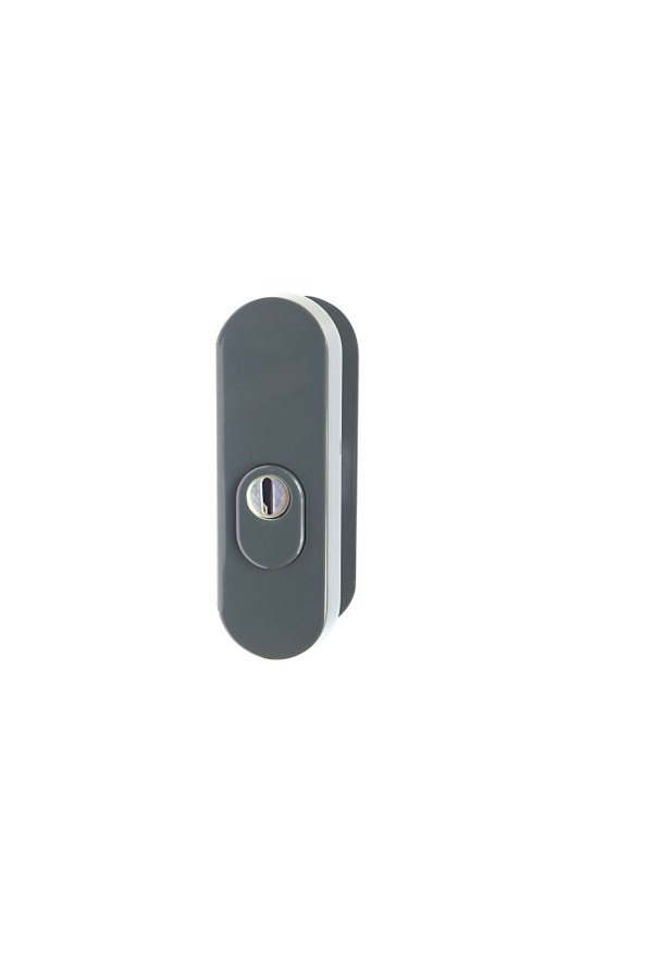 Kování bezpečnostní přídavné R.103.ZA.F7016rozeta na vložku s překrytím práškový antracit - Kliky, okenní a dveřní kování, panty Kování dveřní Kování dveřní bezpečnostní
