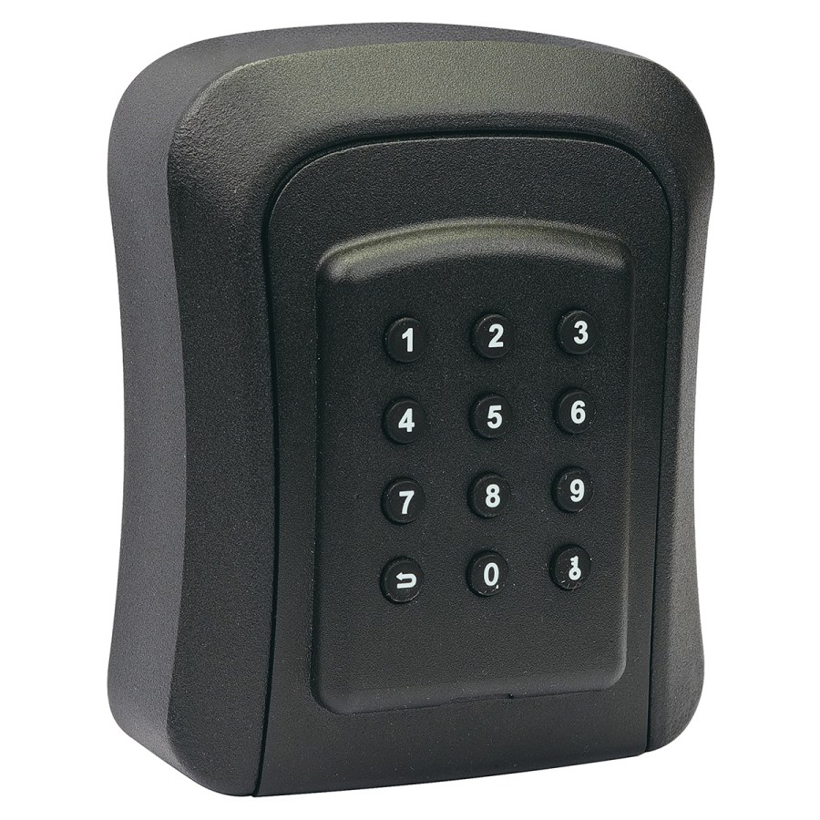 Schránka bezpečnostní ocelová KB.E1 pro uložení klíčů a karet s elektromotorickým zámkem - Vybavení pro dům a domácnost Schránky, pokladny, skříňky Pokladny, trezory