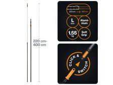 Násada teleskopická L/OneClick 1080672, FISKARS