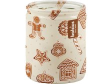 Svíčka vánoční vonná Bolsius Glass nugát