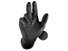 Rukavice jednorázové GRIPPAZ®246 velikost 8 černé