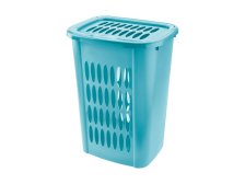 Koš na špinavé prádlo 53 l COVER LINE modrý