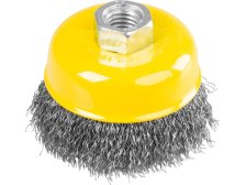 Kartáč hrncový, vlnitý 75 mm, M14 x 2, drát 0.3 mm, CCB-501, Strend Pro
