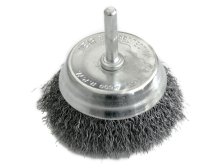 Kartáč hrncový, vlnitý 63 mm, se stopkou, drát 0.3 mm, CCB-509, Strend Pro