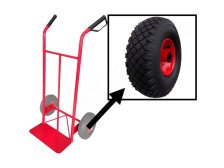Rudl standartní, nafukovací kola průměr 260 mm, lopata 400 x 200 mm, nosnost 250kg