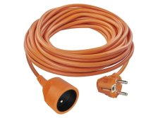 Kabel prodlužovací 20 m 1 zásuvka 1,5 mm2 oranžový P01120