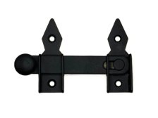 Závora zahradní WOGO 120 120 x 20 mm černá