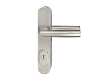 Kování bezpečnostní R.711.ZB.90.N.TB3 klika/klika 90 mm vložka nerez s překrytím