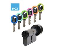 Vložka bezpečnostní s knoflíkem EURO SECURE ES.30/45K.CE BT3 + rozlišovače